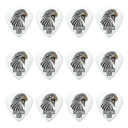 Clayton CLASAST100 Acetal Eagle Sharp Teardrop Guitar Picks (1.00mm) - 12pk
