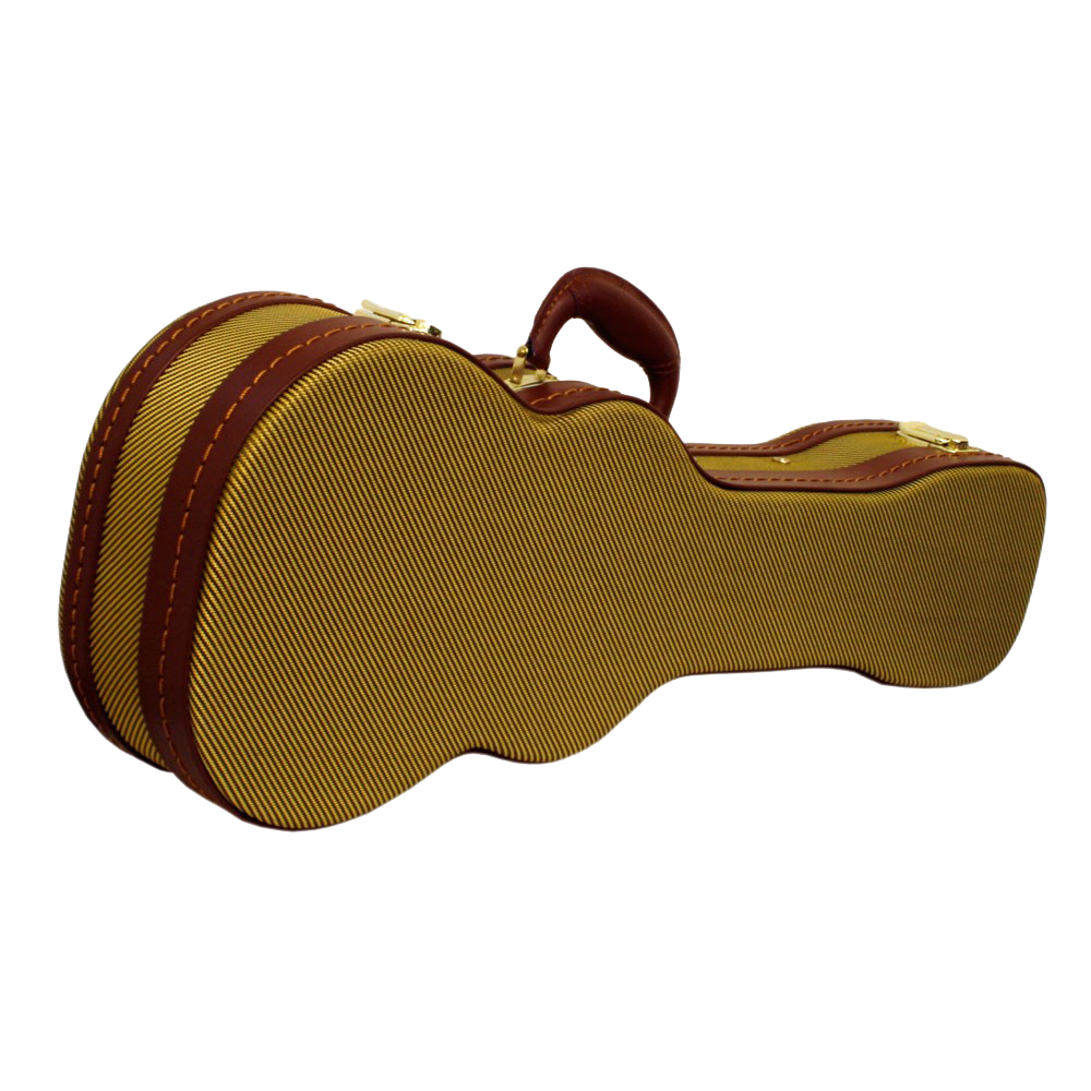 DCM DCMVTW-S Tweed Soprano Ukulele Wood Case