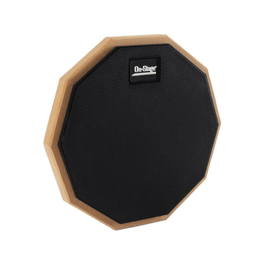 On Stage 8" Hexagonal Drum Practice Pad in Grey