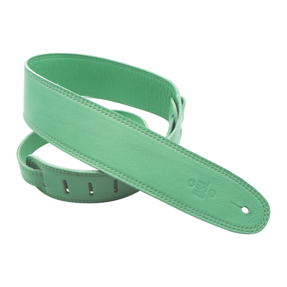 DSL GLG25-JADE Triple Garment Leather Guitar Strap