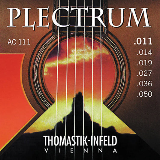 Thomastik-Infeld AC111 Plectrum Acoustic Brass Coated Steel Strings (11-50)