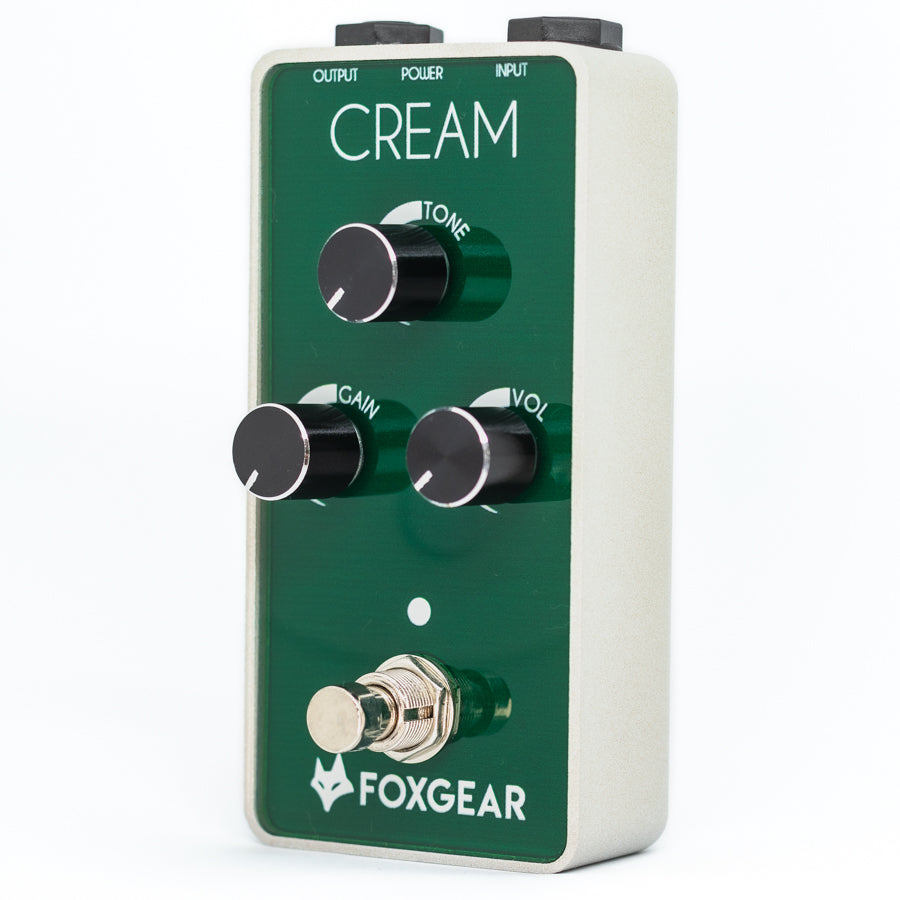 Foxgear Cream Vintage Overdrive Effects Pedal