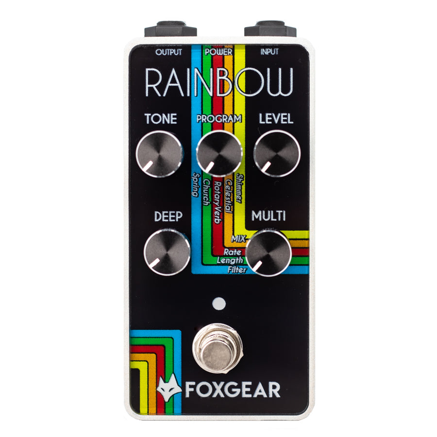 Foxgear Rainbow Reverb Effects Pedal