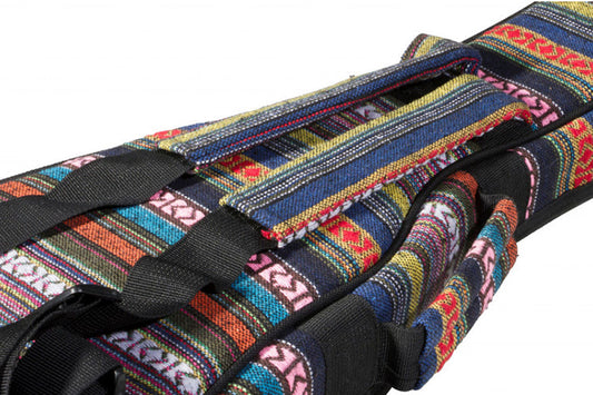 On Stage Deluxe Concert Ukulele Bag in Multi-Colour Striped Design