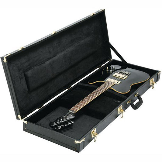 On Stage GCE6000B Hardshell Electric Guitar Case in Black
