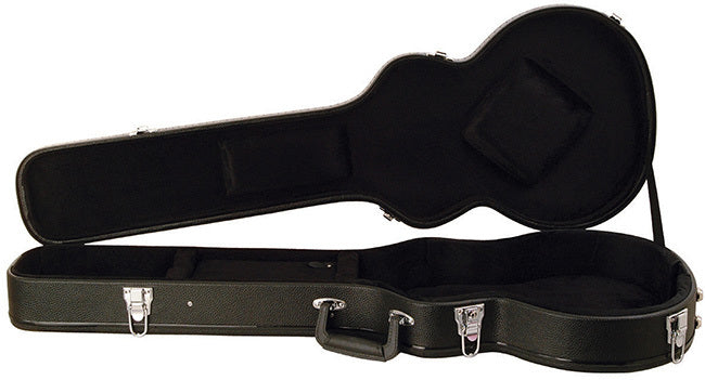 On Stage GCLP7000 Shaped LP Style Guitar Hardcase in Black