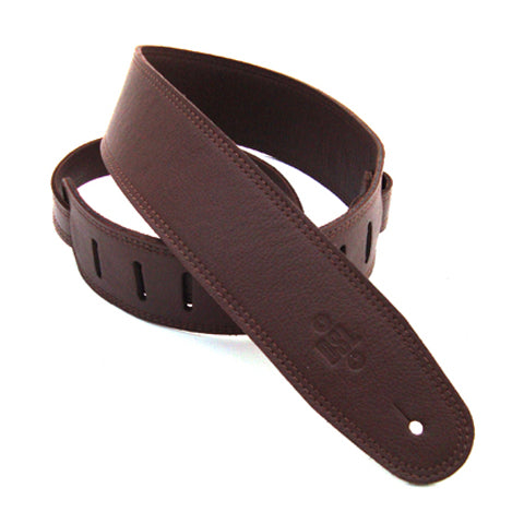DSL GLG25-BROWN Triple Garment Leather Guitar Strap