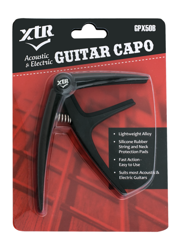 XTR GPX50B Acoustic/Electric Guitar Capo