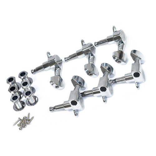 GT GTD20CR Electric Guitar Sealed Tuning Machines in Chrome Finish (6-inline)