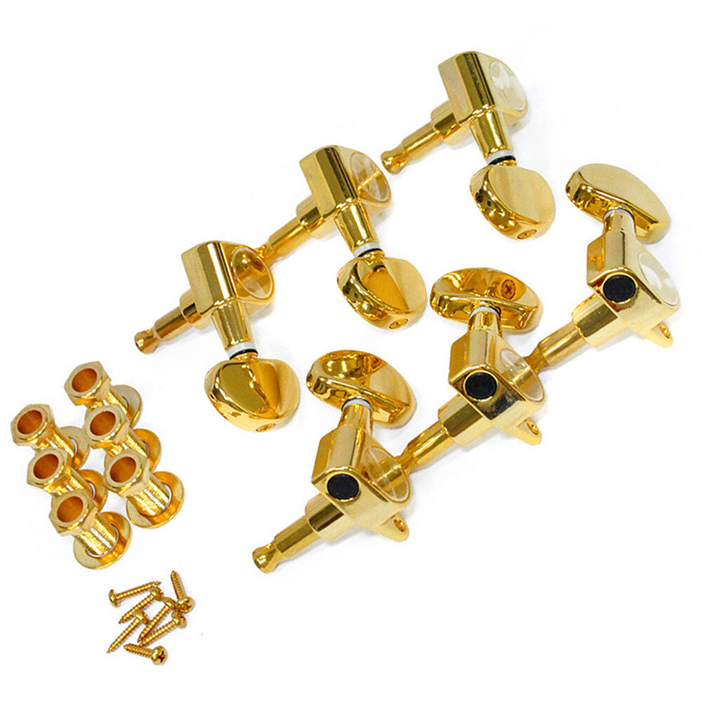 GT GTD23GD Acoustic/Electric Guitar Sealed Tuning Machines in Gold Finish (3+3)