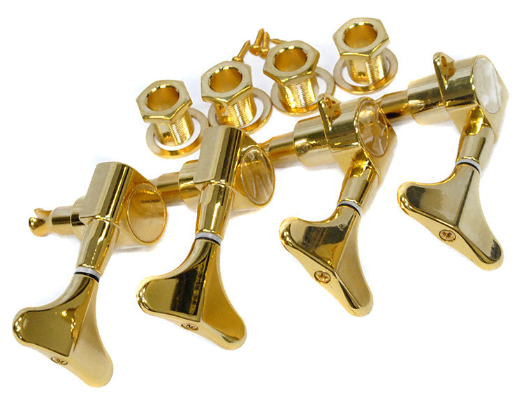 GT GTD27GD Electric Bass Guitar Sealed Tuning Machines in Gold Finish (2+2)