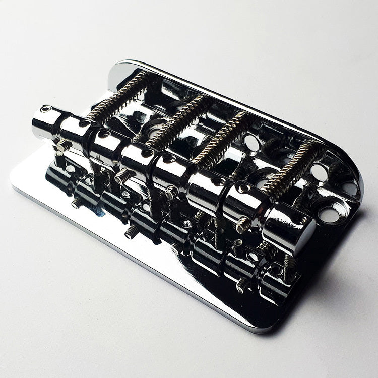 GT GTE19CR Bass Bridge with Brass Saddles in Chrome Finish (4-String)