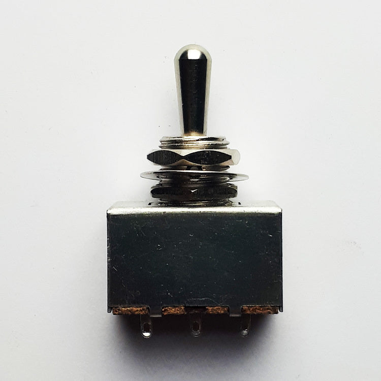 GT GTH14CR 3-Way Toggle Switch with Chrome Knob for LP-Style Guitars (Pk-1)