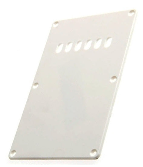 GT GTM22WH ABS Tremolo Spring Cover Back Plate with Holes in White (Pk-1)