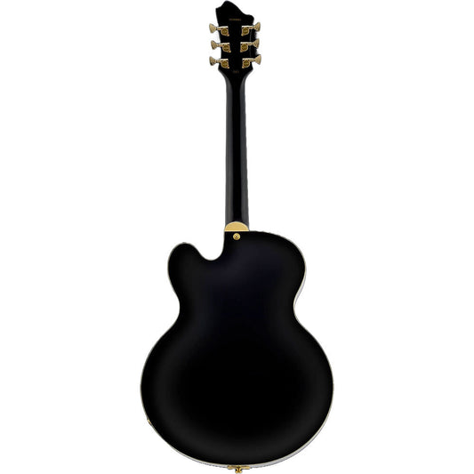 Hagstrom HJ500 Hollow Body Guitar in Black Gloss