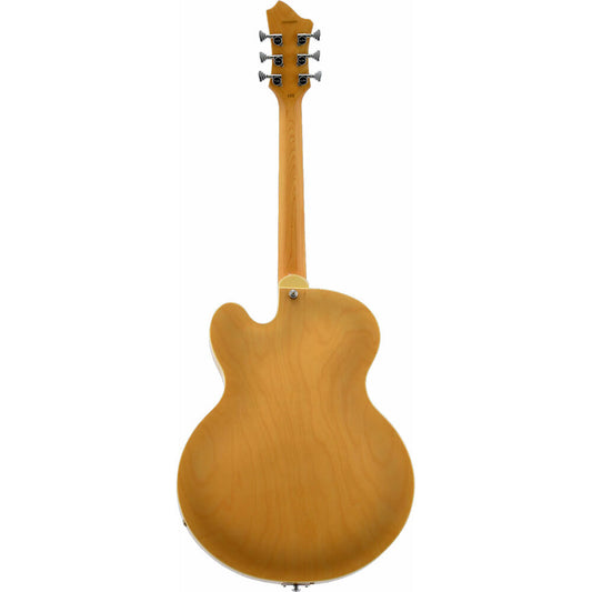 Hagstrom HJ500 Hollow Body Guitar in Natural Gloss