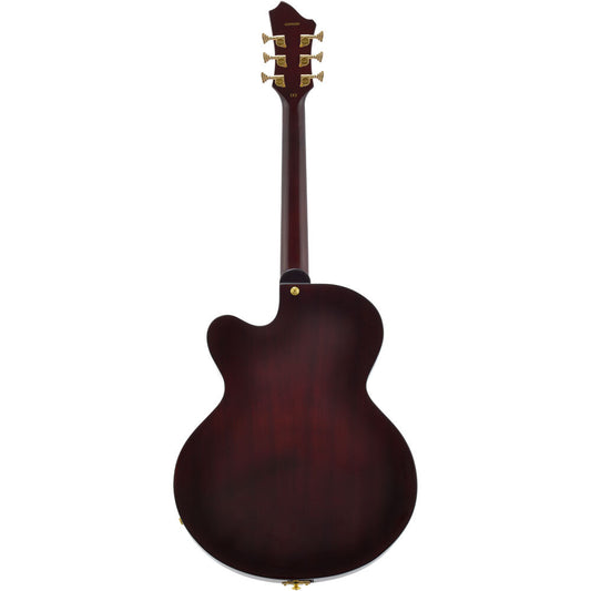 Hagstrom HL550 Hollow Body Guitar in Natural Mahogany Gloss