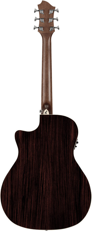 Hagstrom Orsa Series Grand Auditorium Acoustic Electric Guitar with Cutaway in Natural