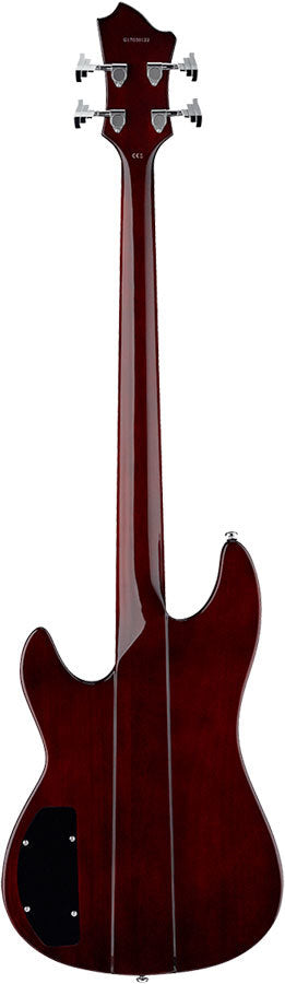 Hagstrom Super Swede Bass Guitar in Natural Mahogany Gloss