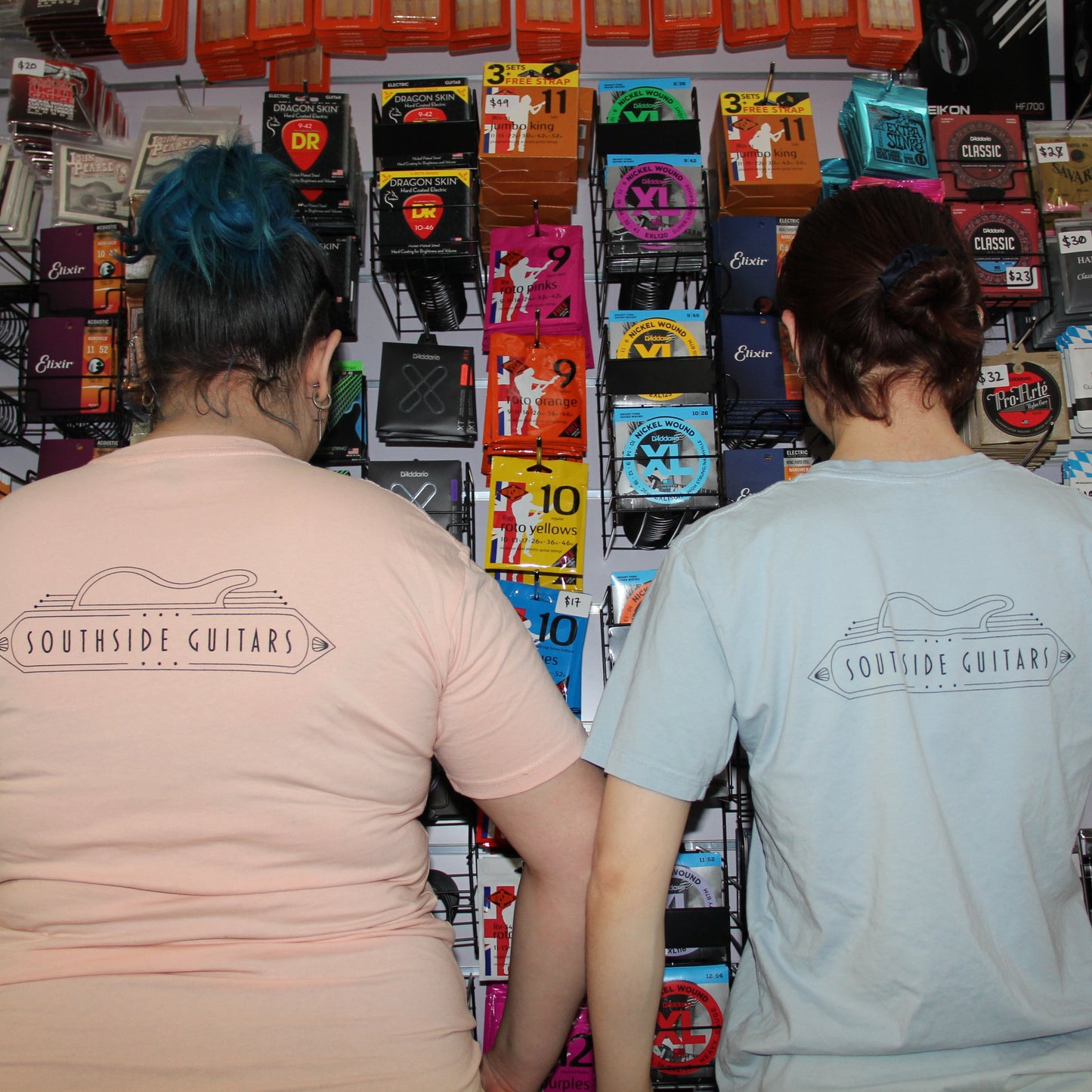 Southside Guitars T-Shirt - Pale Blue