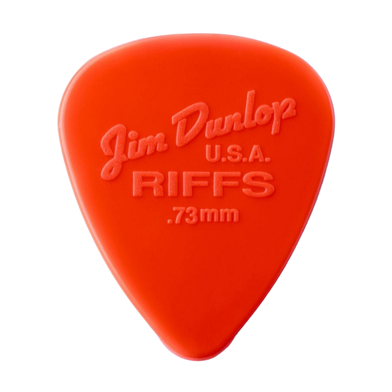 Dunlop Riffs .73mm Red Nylon Standard Pick (Single)