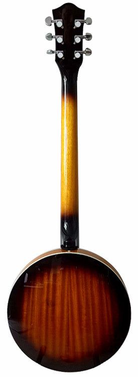 J.Reynolds 6-String Banjo with Resonator in 2-Tone Sunburst Gloss