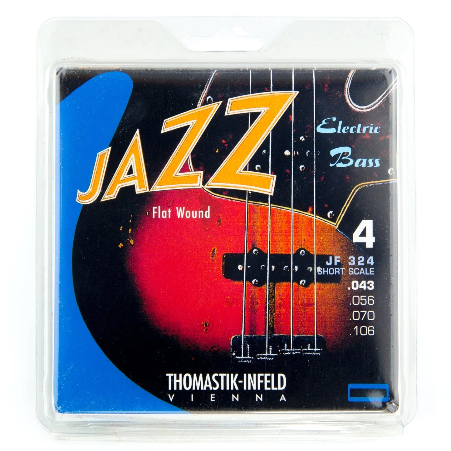 Thomastik-Infeld JF324 Short Scale Jazz Electric Bass Flat Wound Strings (43-106)