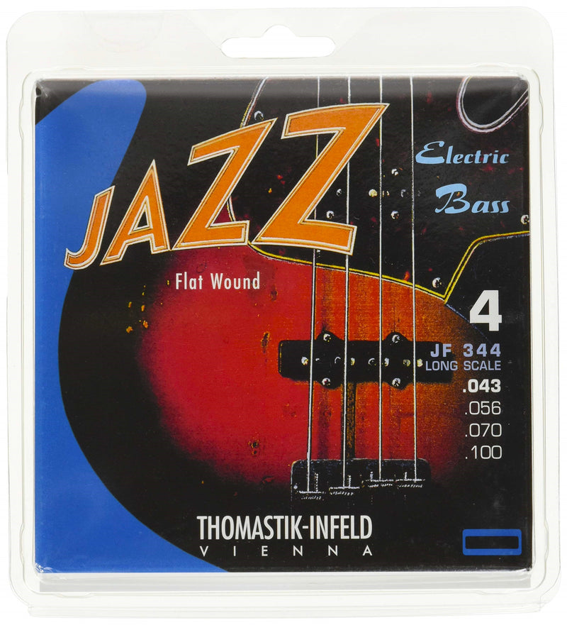Thomastik-Infeld JF344 Long Scale Jazz Electric Bass Flat Wound Strings (43-100)