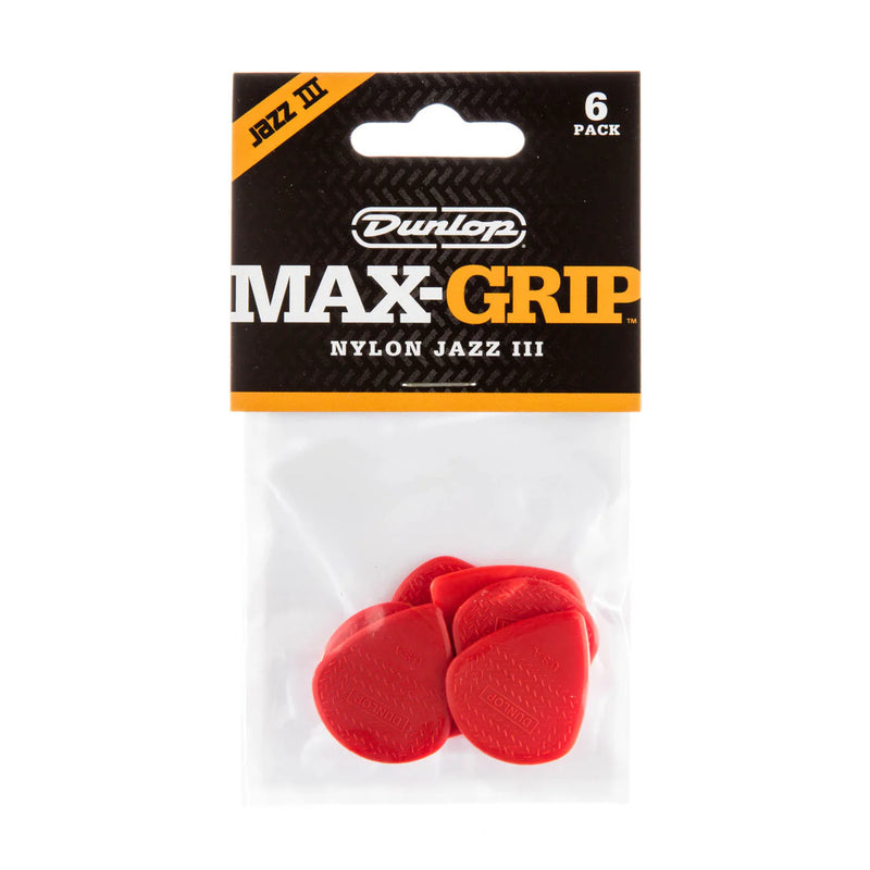 Dunlop JPP113N Jazz III Max Grip - 6 Pack