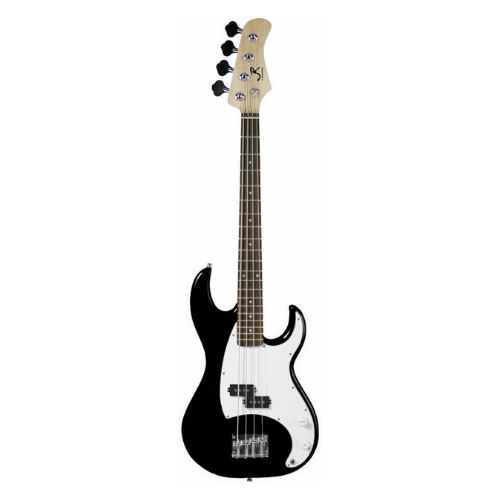 J.Reynolds JR9B JR9 Series Short Scale Electric Bass Guitar in Black
