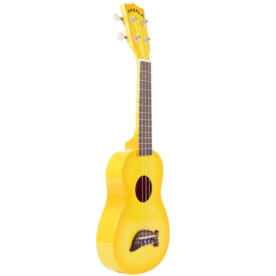 Kala MK-SD/YLBRST Yellow Burst Soprano Dolphin Ukulele