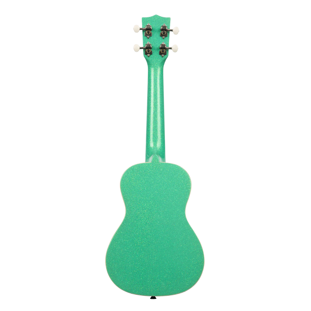 Kala KA-SPRK-GREEN Gatsby Green Sparkle Concert Ukulele