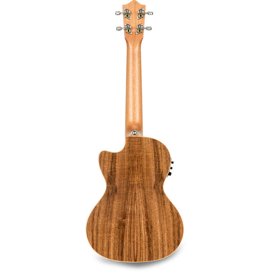 Lanikai Acacia Solid Top Series Tenor Acoustic Electric Ukulele in Natural Satin Finish