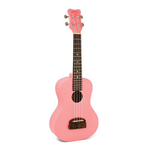 Kohala Series Soprano Ukulele in Pink with Natural Satin Finish