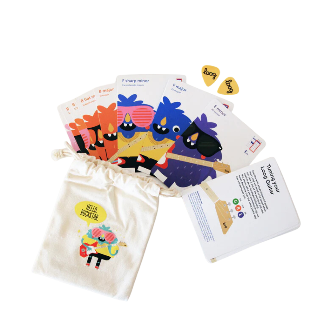 Loog Pro Electric Guitar VI in LGPRVIER Red