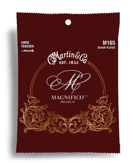 Martin M165 Magnifico Premium Classical Guitar Hard Tension Tie-End String Set (26-43)