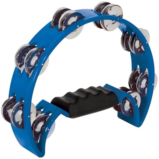 Mano Percussion TMP11BL Blue Half Moon Tambourine
