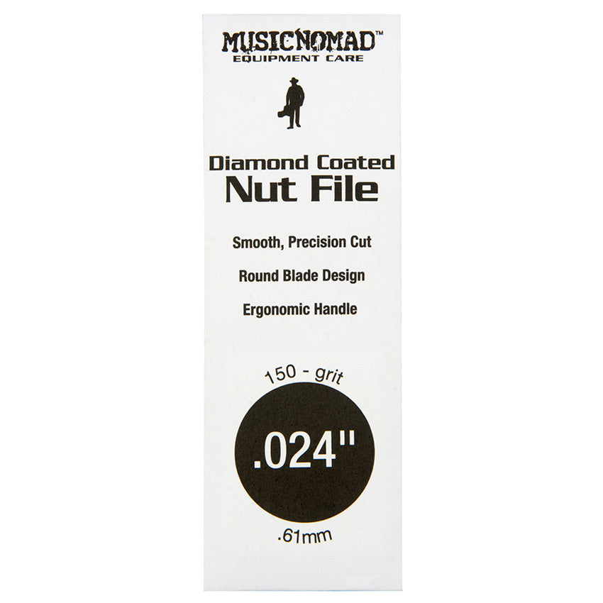Music Nomad Diamond Coated 024" Nut File (1-Pce)