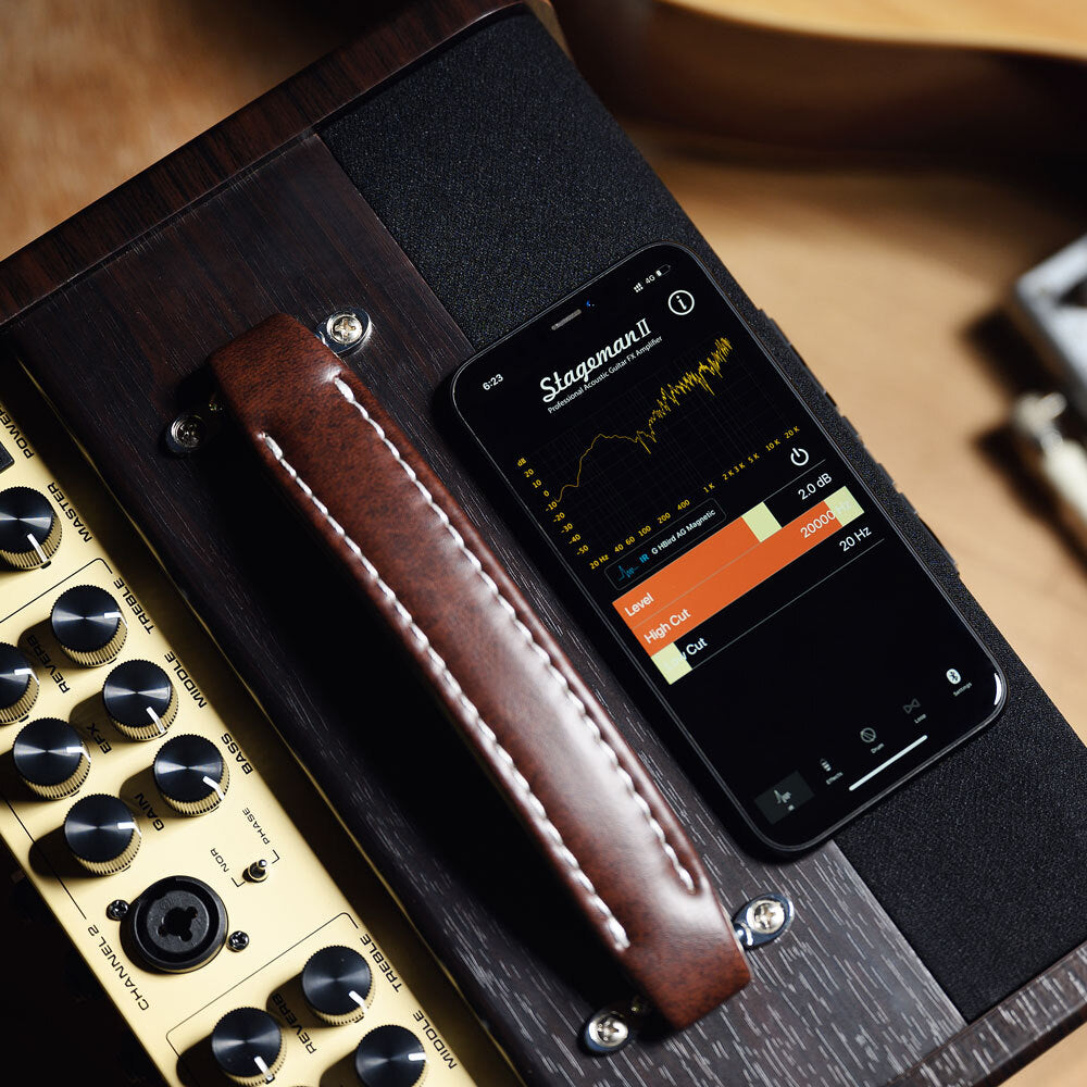 NUX NXAC80 Stageman II Charge, 80W Battery Powered Acoustic Guitar Amplifier with Digital FX