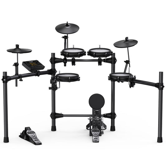 NUX NXDM210 DM210 Portable 8-Piece Electronic Drum Kit with All Mesh Heads
