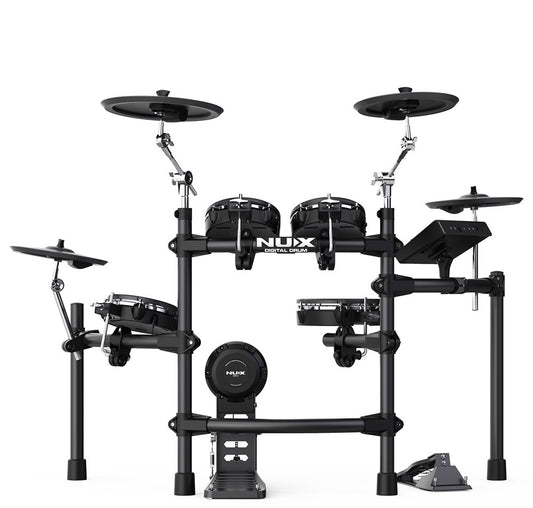 NUX NXDM7X DM7X Professional 9-Piece Electronic Drum Kit with All Mesh Heads