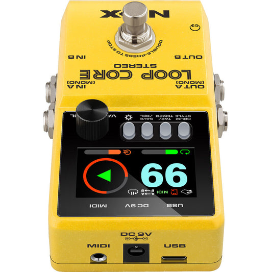 NUX NXLOOPCORE Core Series Loop Core Stereo Looper Pedal