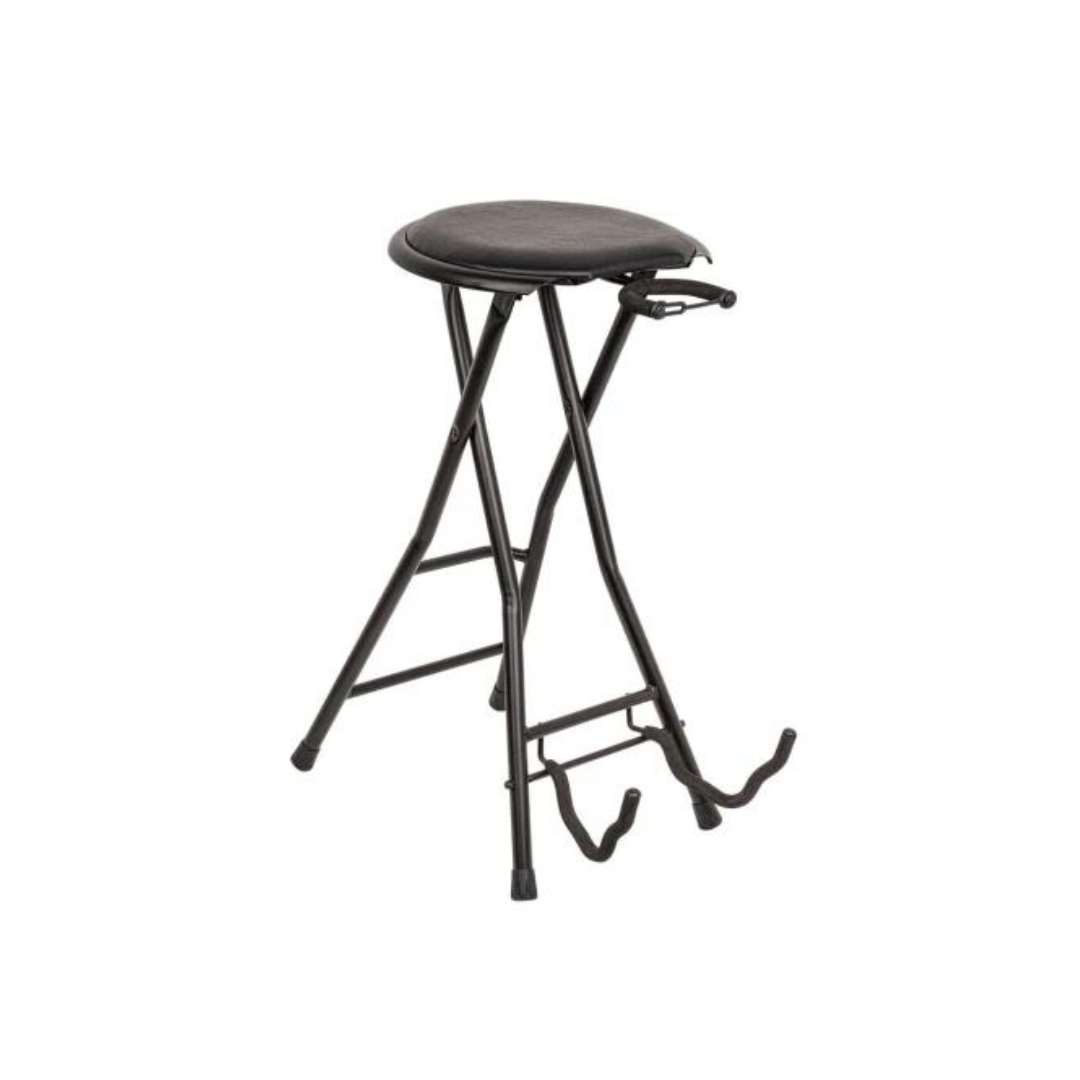 Xtreme GS811 Guitarist Performer Stool with Guitar Stand