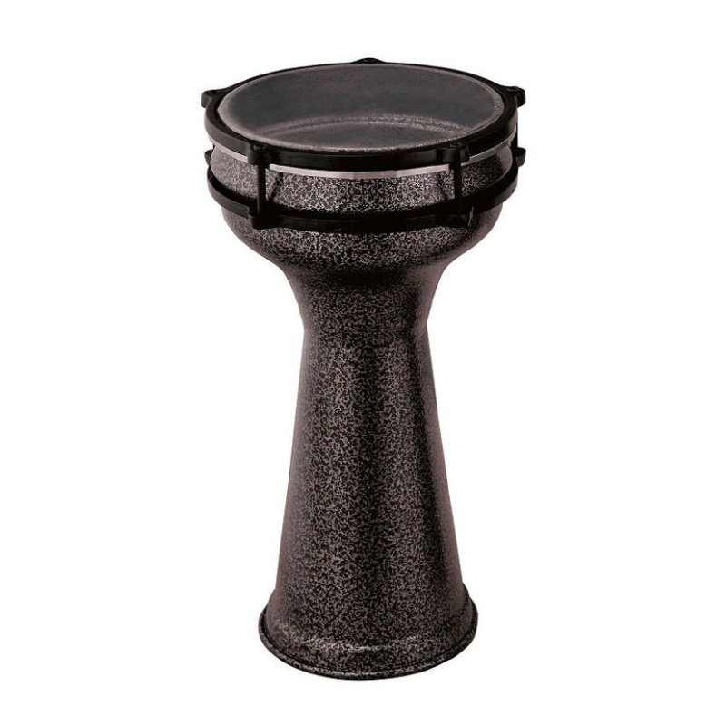 Opus Percussion 8" Aluminium Darbuka in Black (15.5" Height)