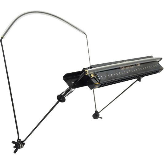 Opus OPH10 Adjustable 10-Hole Harmonica Holder in Black