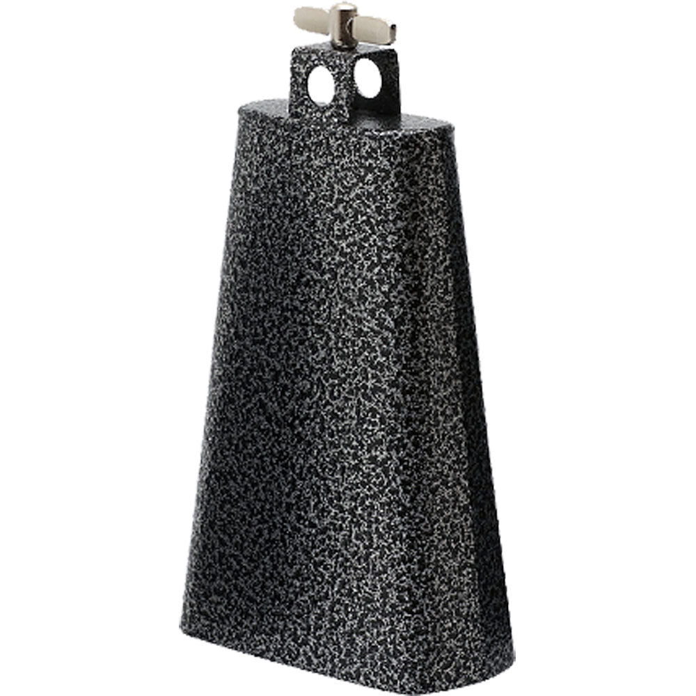 Opus Percussion OPLC6 6.5" Cowbell with Mount in Black Nickel Finish