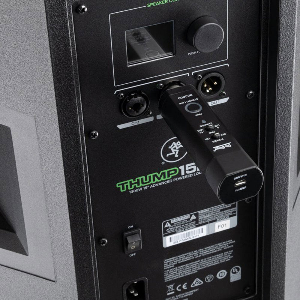 On Stage OSBC2000V2 XLR-Equipped, Rechargeable Stereo Bluetooth Converter