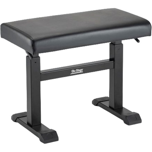 On Stage OSKB5503B Height-Adjustable Keyboard Bench in Black