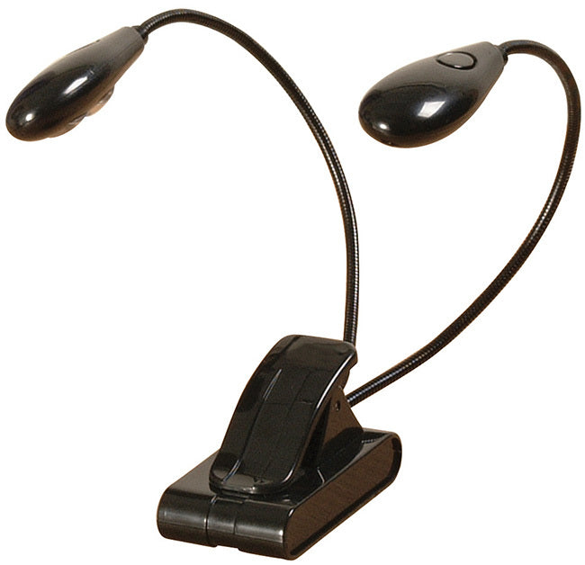 On Stage Clip-On Light with 4 White High Intensity LED Lights