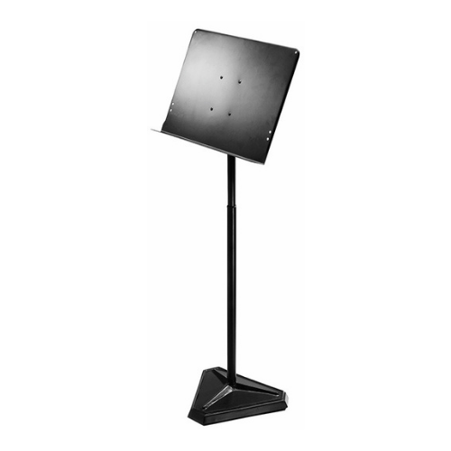On Stage OSSM7611B Orchestral Sheet Music Stand with Solid Bookplate & Weighted Hex Base